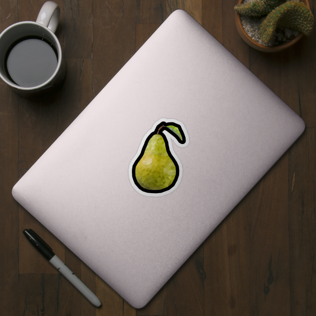 Low poly pear by XINNIEandRAE